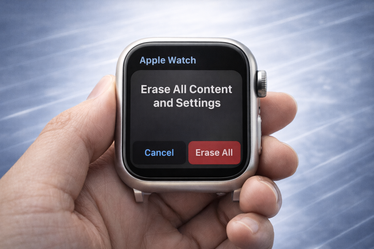 How to reset apple watch to factory settings? - FiNESTONE