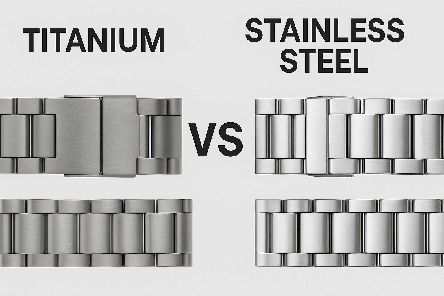 Titanium vs Stainless Steel Apple Watch Bands: Which One Is Right for You? - FiNESTONE