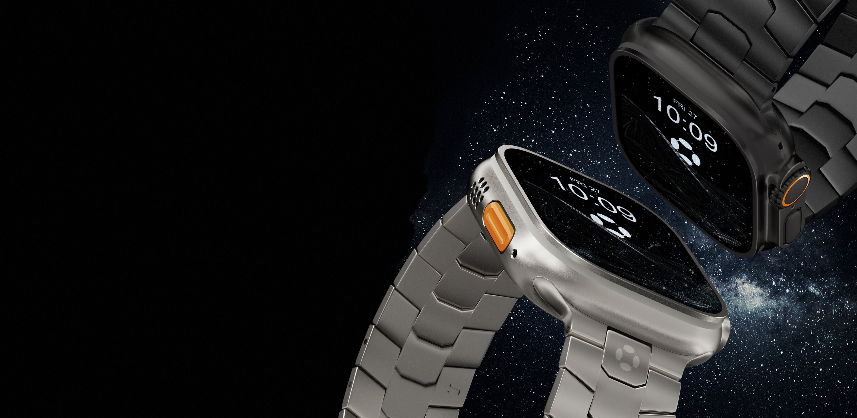 LIGHTWEIGHT AND STURDY
AGISO1 02 TITANIUMBAND FOR APPLEWATCH