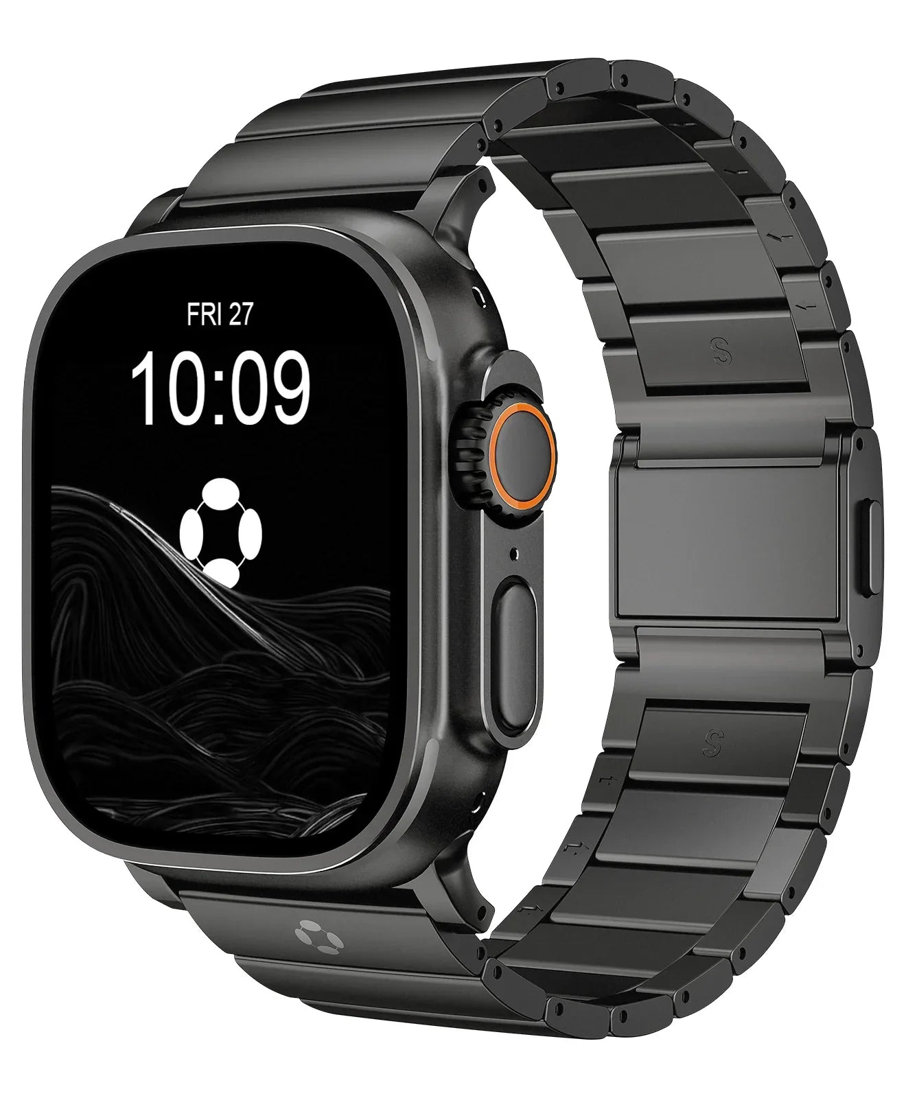 CRNS02 Titanium Apple Watch Band With Magnetic Clasp - FiNESTONE