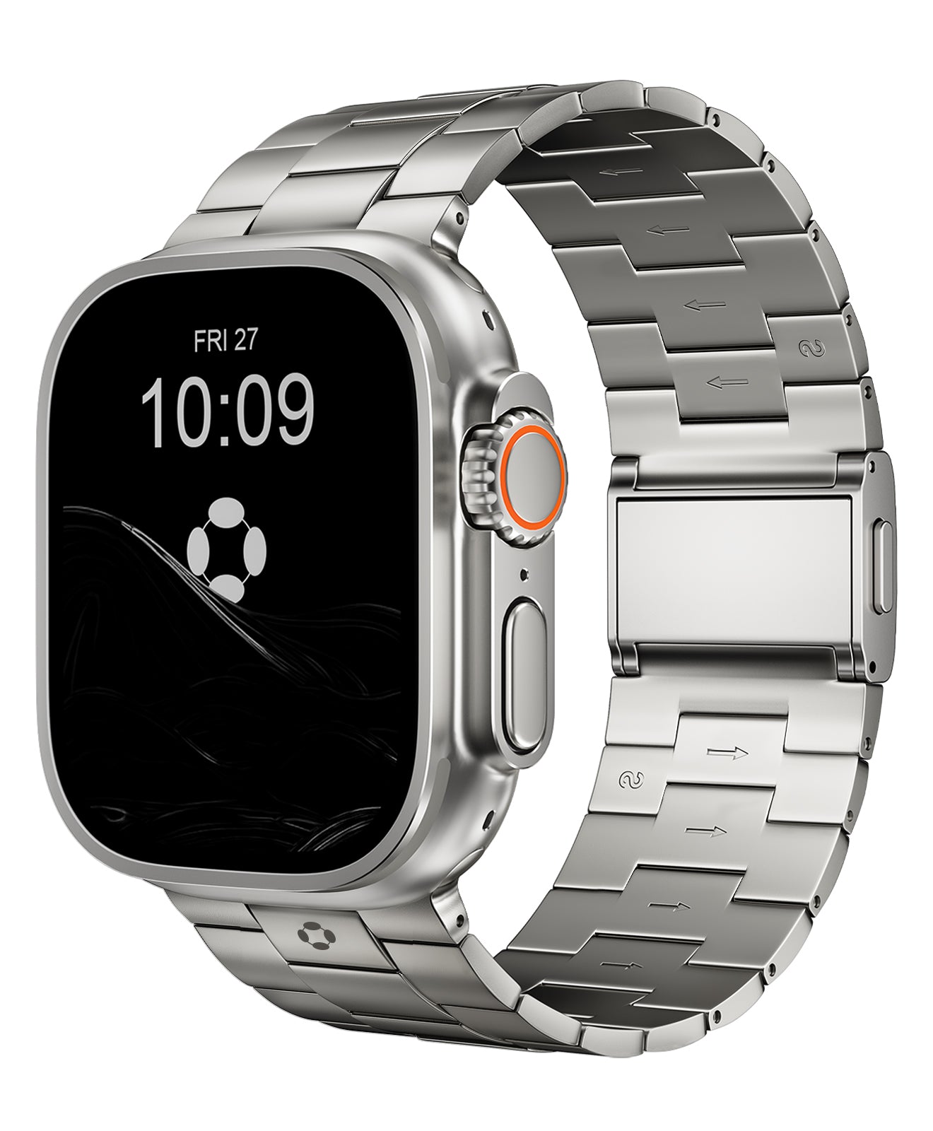 CRNS01 Titanium Apple Watch Band With Magnetic Clasp