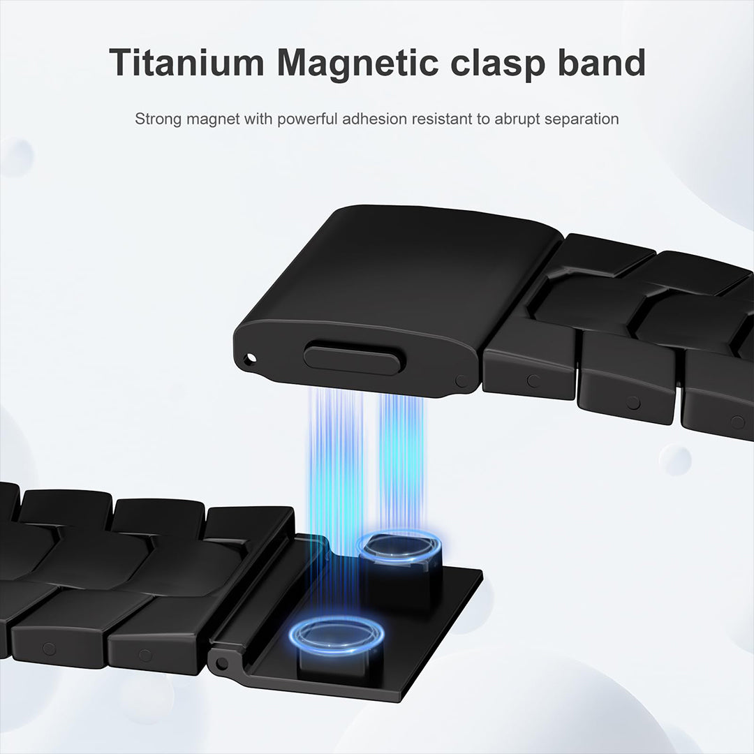 Titanium Magnetic clasp band
Strong magnet with powerful adhesion resistant to abrupt separation