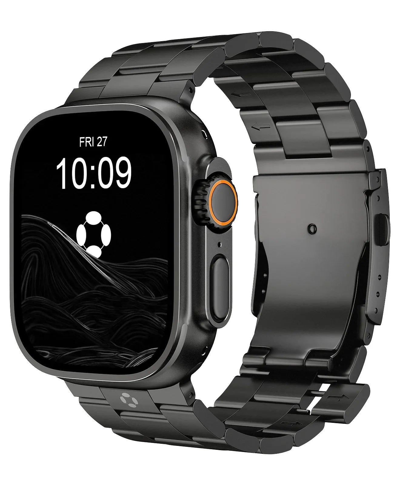 CRNS-PRO Titanium Apple Watch Band With Folding Clasp - FiNESTONE