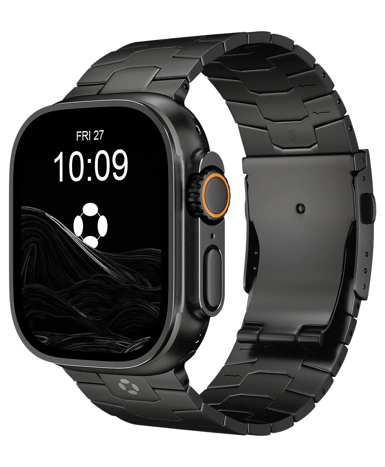 AGIS01 Titanium Apple Watch Band With Folding Clasp - FiNESTONE