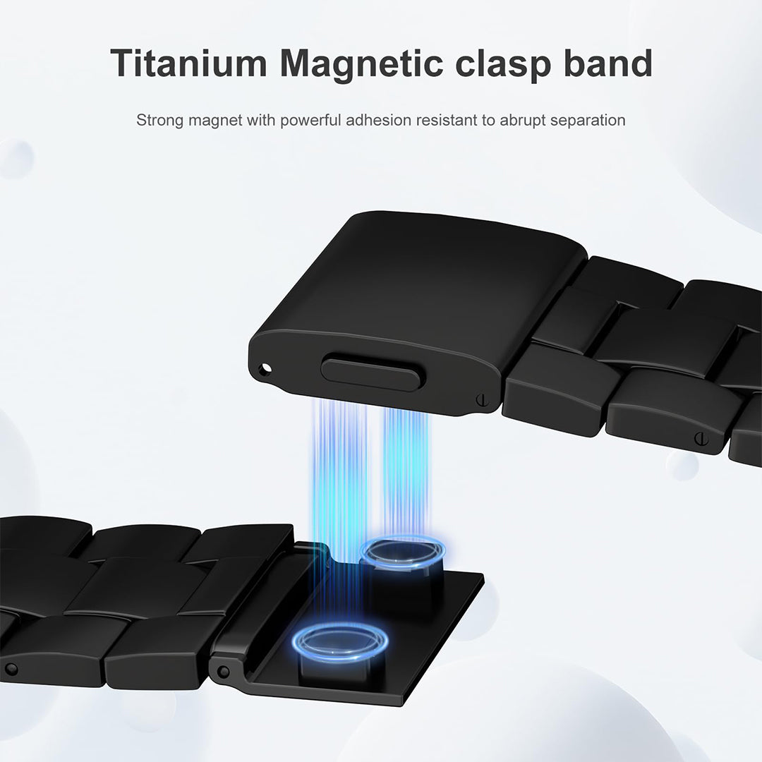 Titanium Magnetic clasp band
Strong magnet with powerful adhesion resistant to abrupt separation