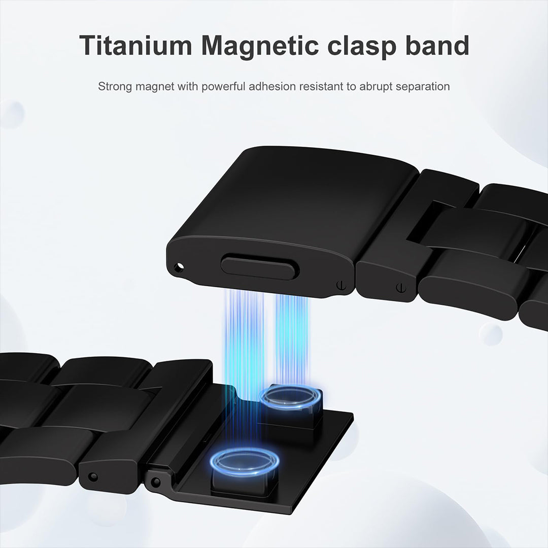 Titanium Magnetic clasp band
Strong magnet with powerful adhesion resistant to abrupt separation