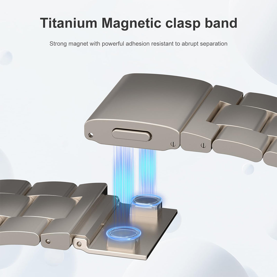 Titanium Magnetic clasp band
Strong magnet with powerful adhesion resistant to abrupt separation