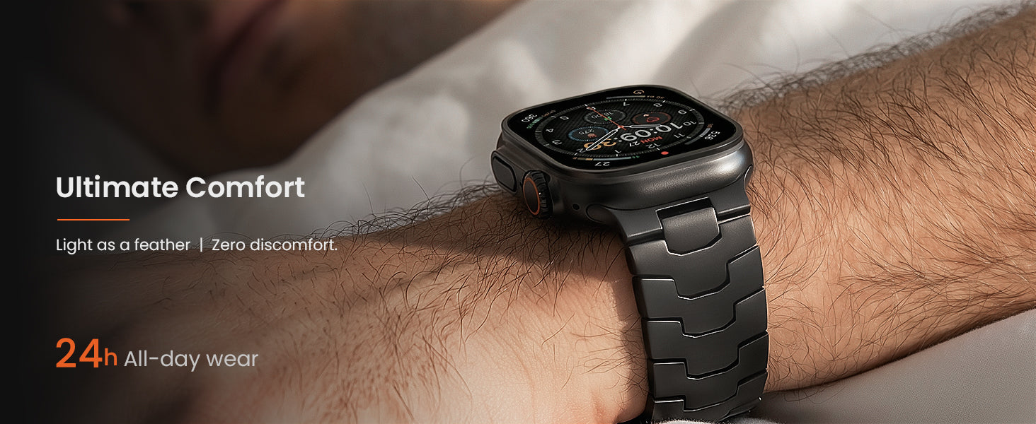 apple watch 9 titanium band