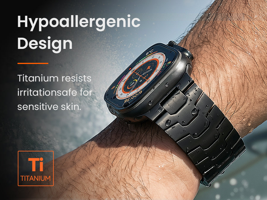 best apple watch titanium strap