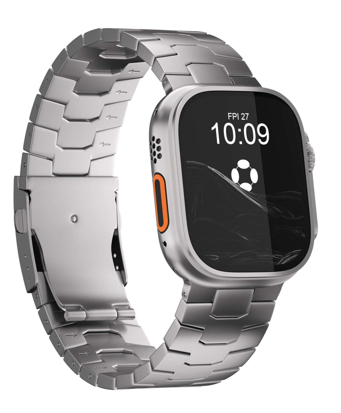 Titanium Apple Watch Band -2026 New Sleek Metal Link Bracelet Replacement for iWatch