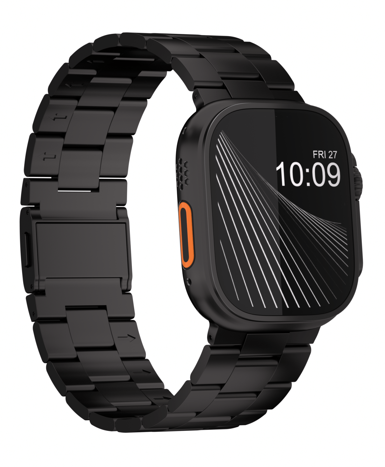 Lightweight Titanium Link Bracelet - Premium Metal Strap for Apple Watch (2026)