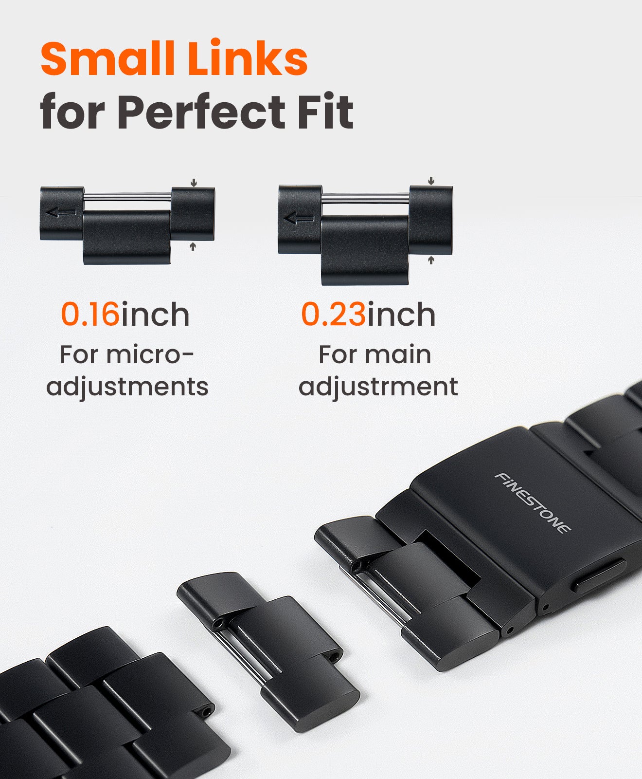 CRNS-PRO Titanium Apple Watch Band With Magnetic Clasp