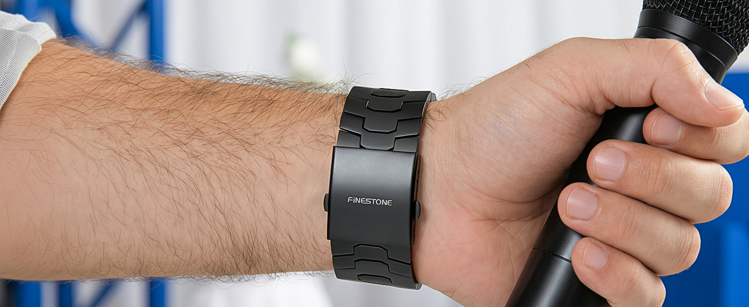 titan watch strap metal