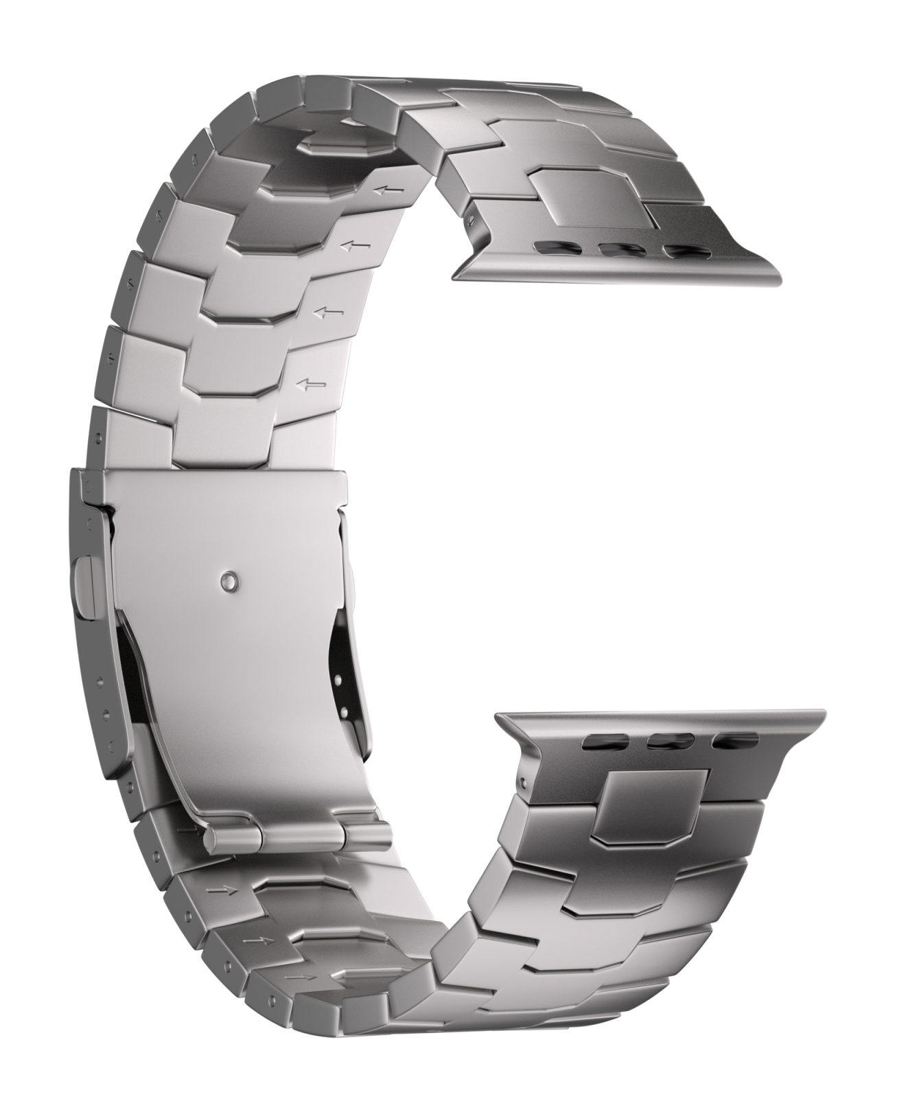 AGIS01 Titanium Apple Watch Band With Folding Clasp