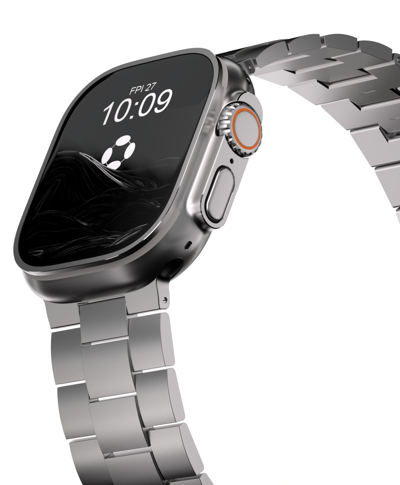 CRNS01 Titanium Apple Watch Band With Magnetic Clasp