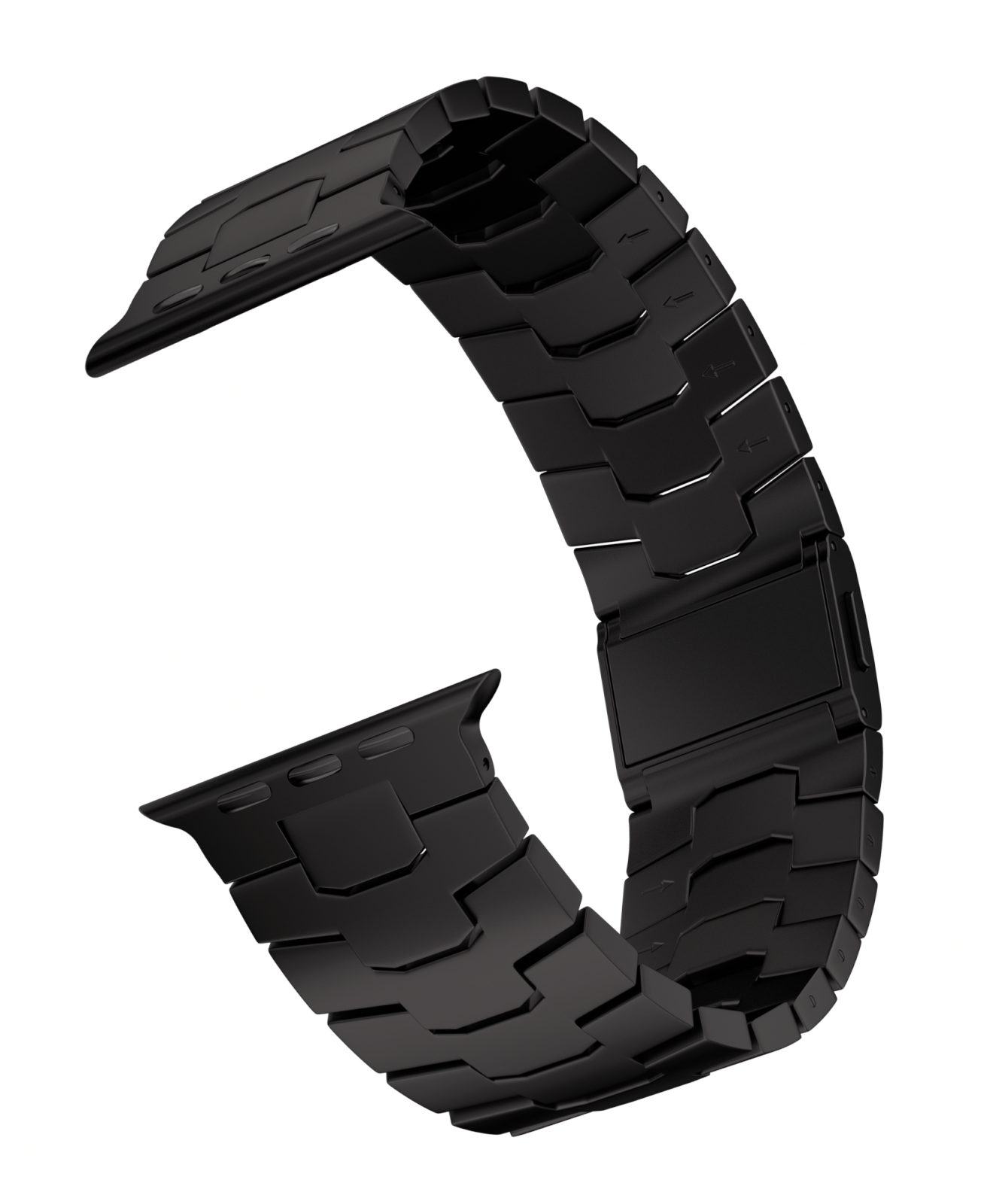 Premium Titanium Metal Link Bracelet for Apple Watch - Ultra / Series 10 Compatible - Finestone Style