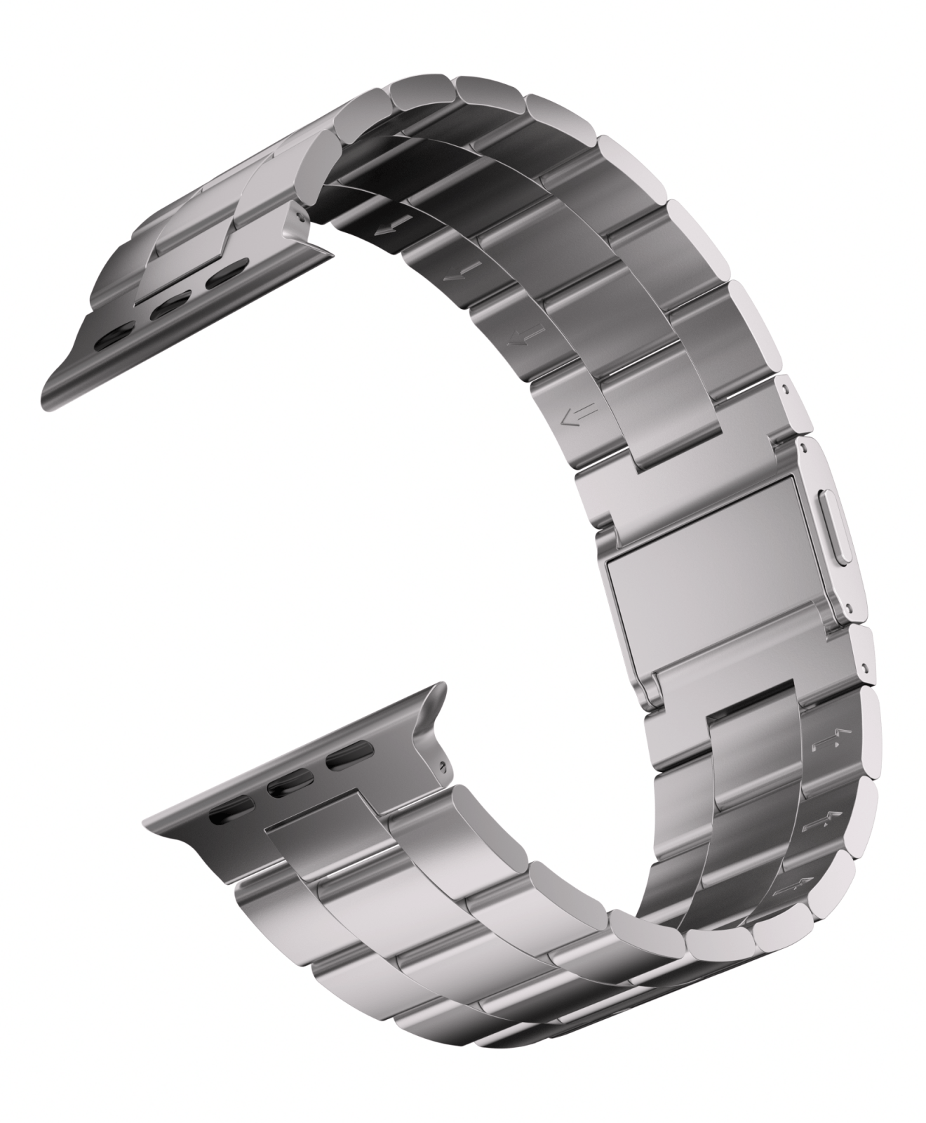 Lightweight Titanium Link Bracelet - Premium Metal Strap for Apple Watch (2026)