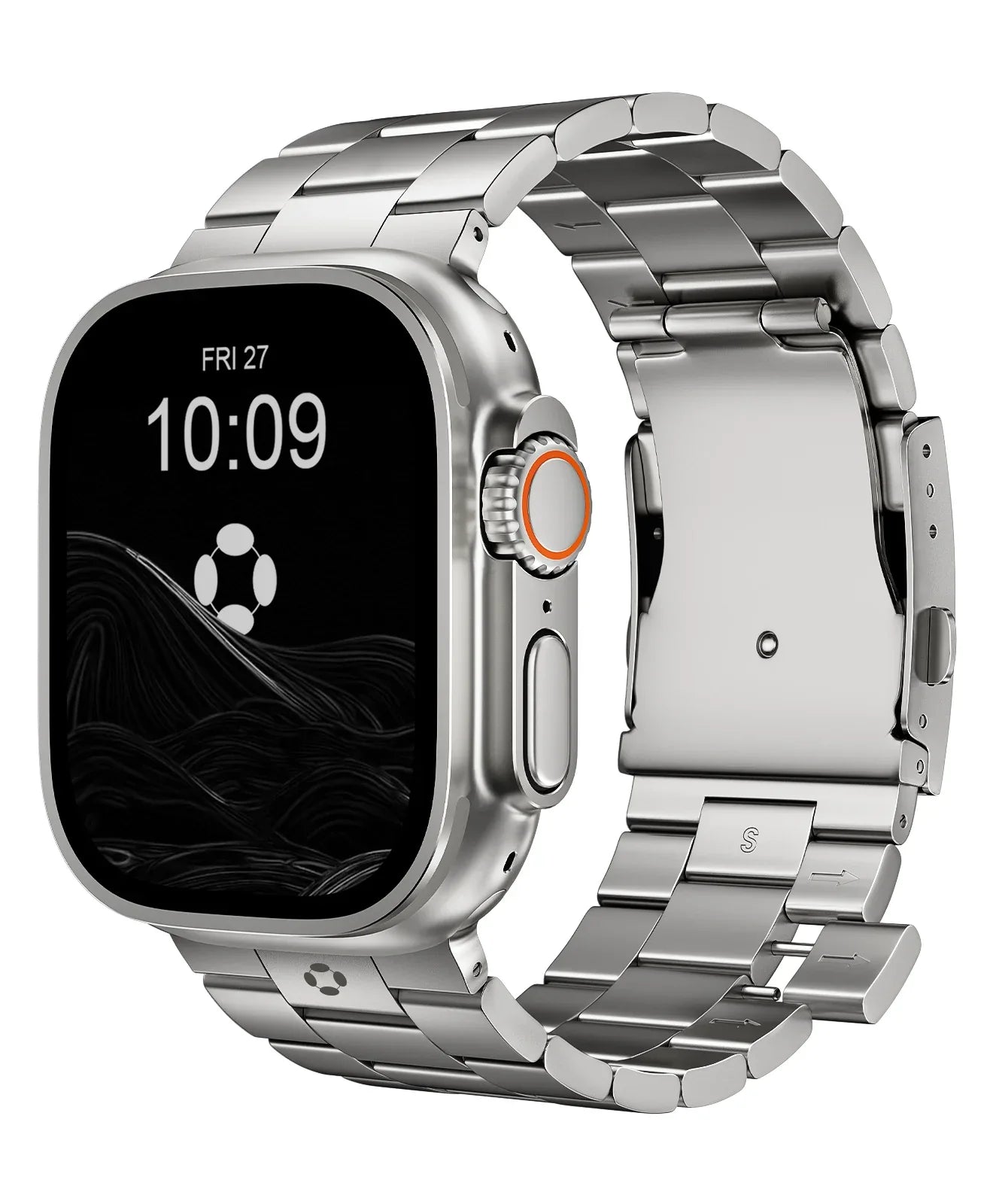 CRNS-PRO Titanium Apple Watch Band With Folding Clasp - FiNESTONE
