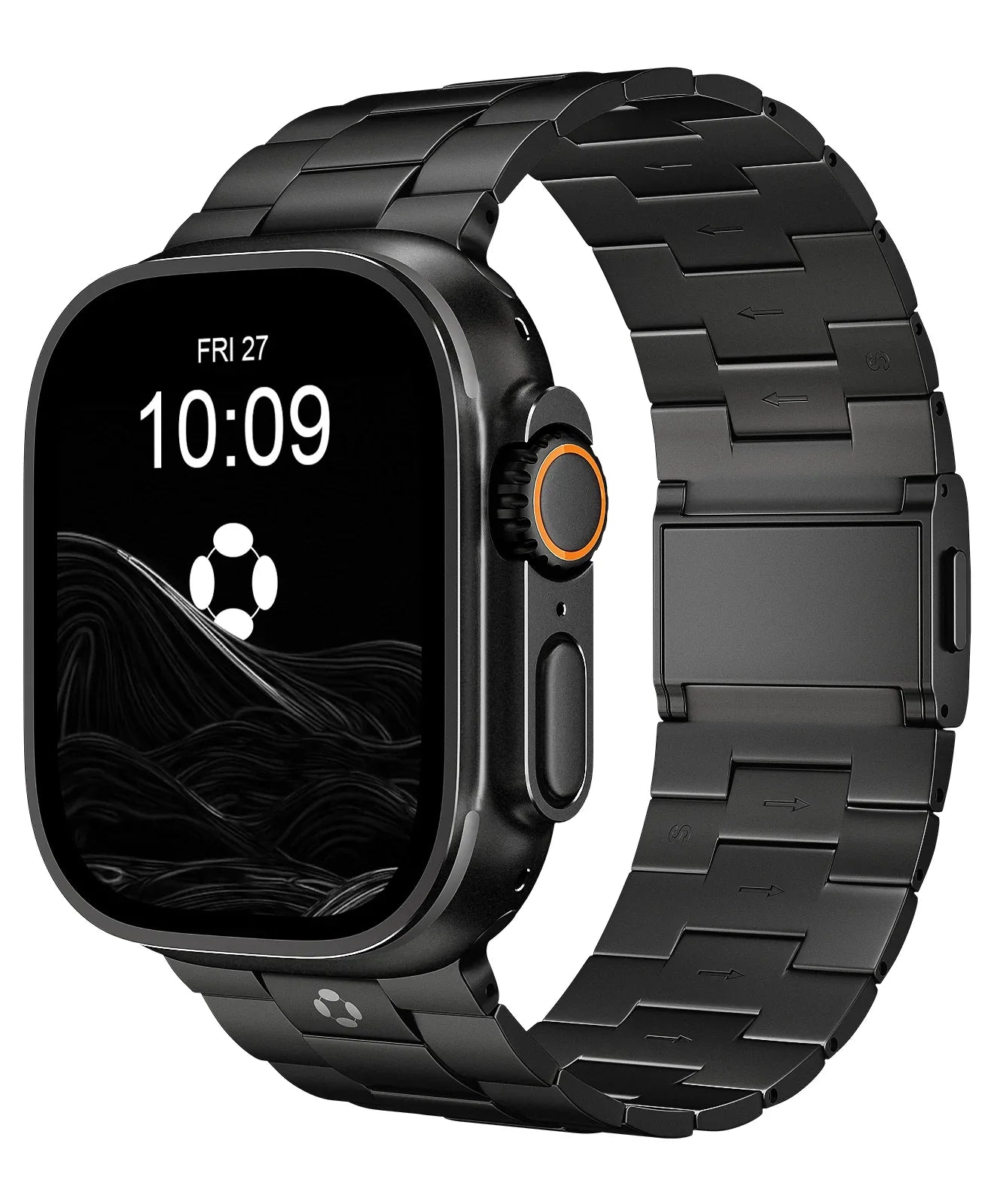 CRNS01 Titanium Apple Watch Band With Magnetic Clasp - FiNESTONE