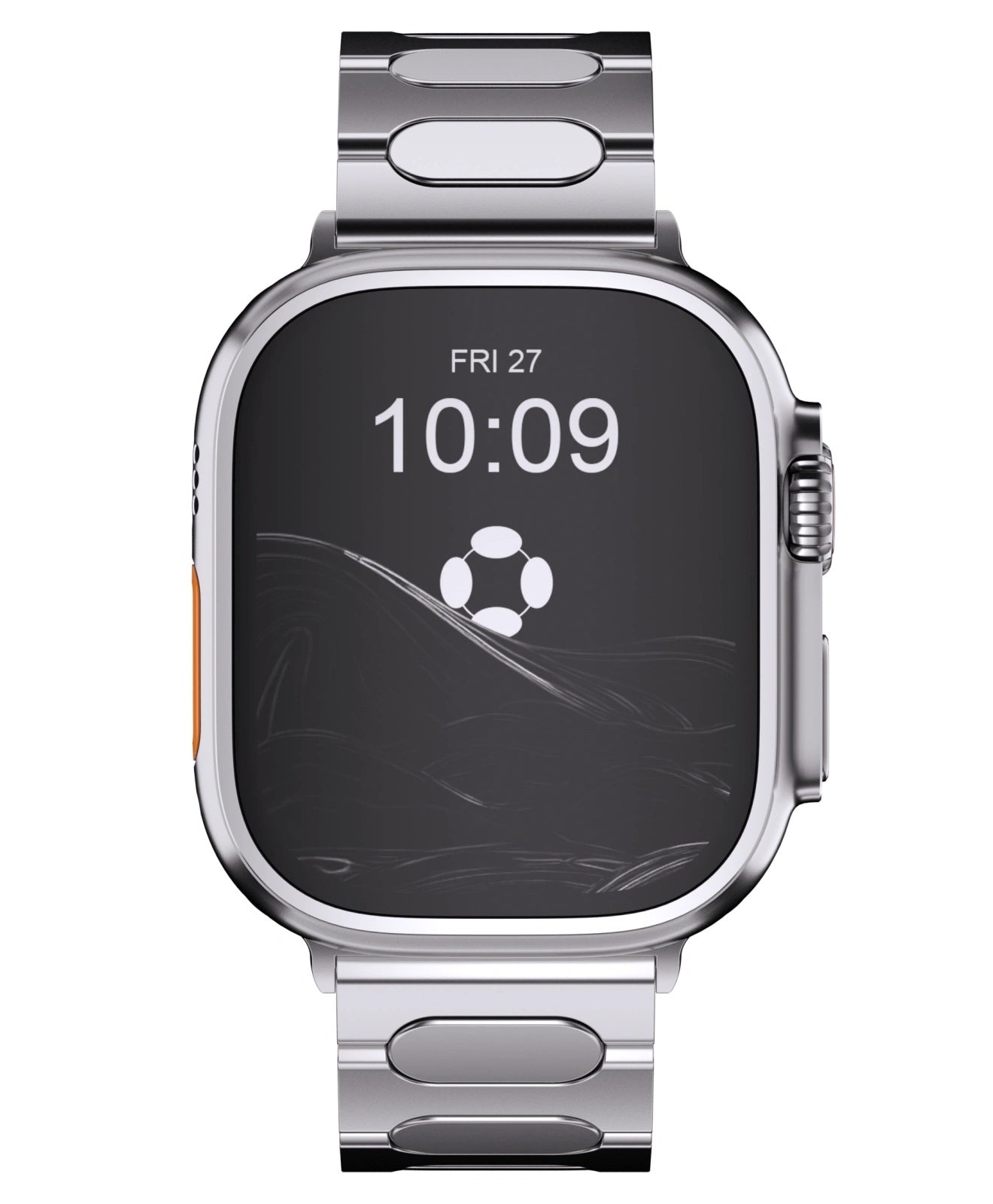 QT-X009 Titanium Apple Watch Band With Magnetic Clasp