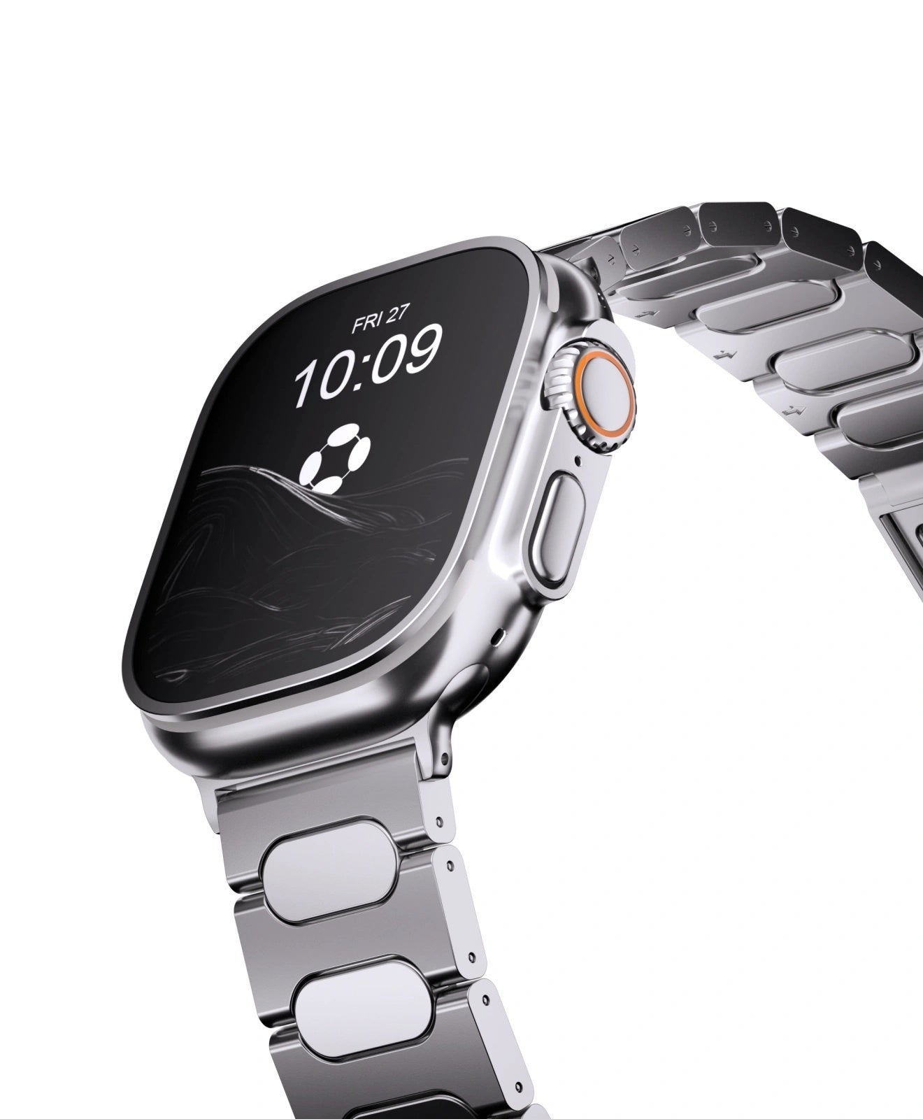 QT-X009 Titanium Apple Watch Band With Magnetic Clasp