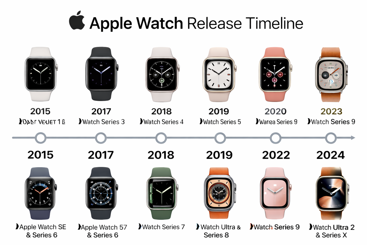 Watchmaker Timeline Apple Watch Release Timeline: The Rise of Titanium and Why It Matters