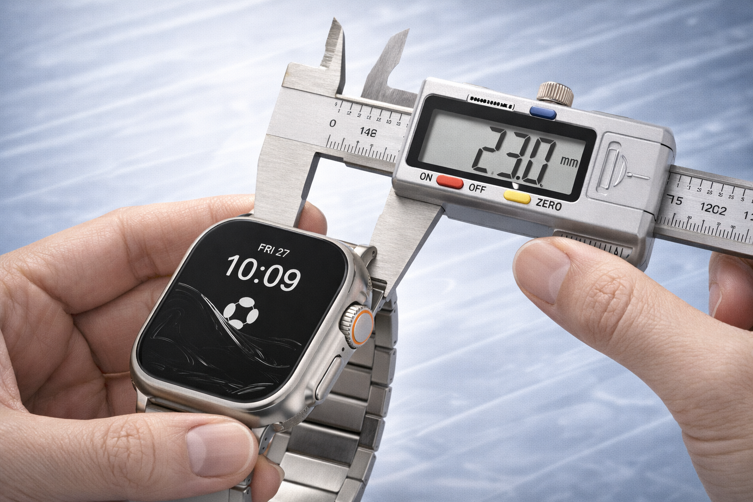 How to measure lug width on a watch?