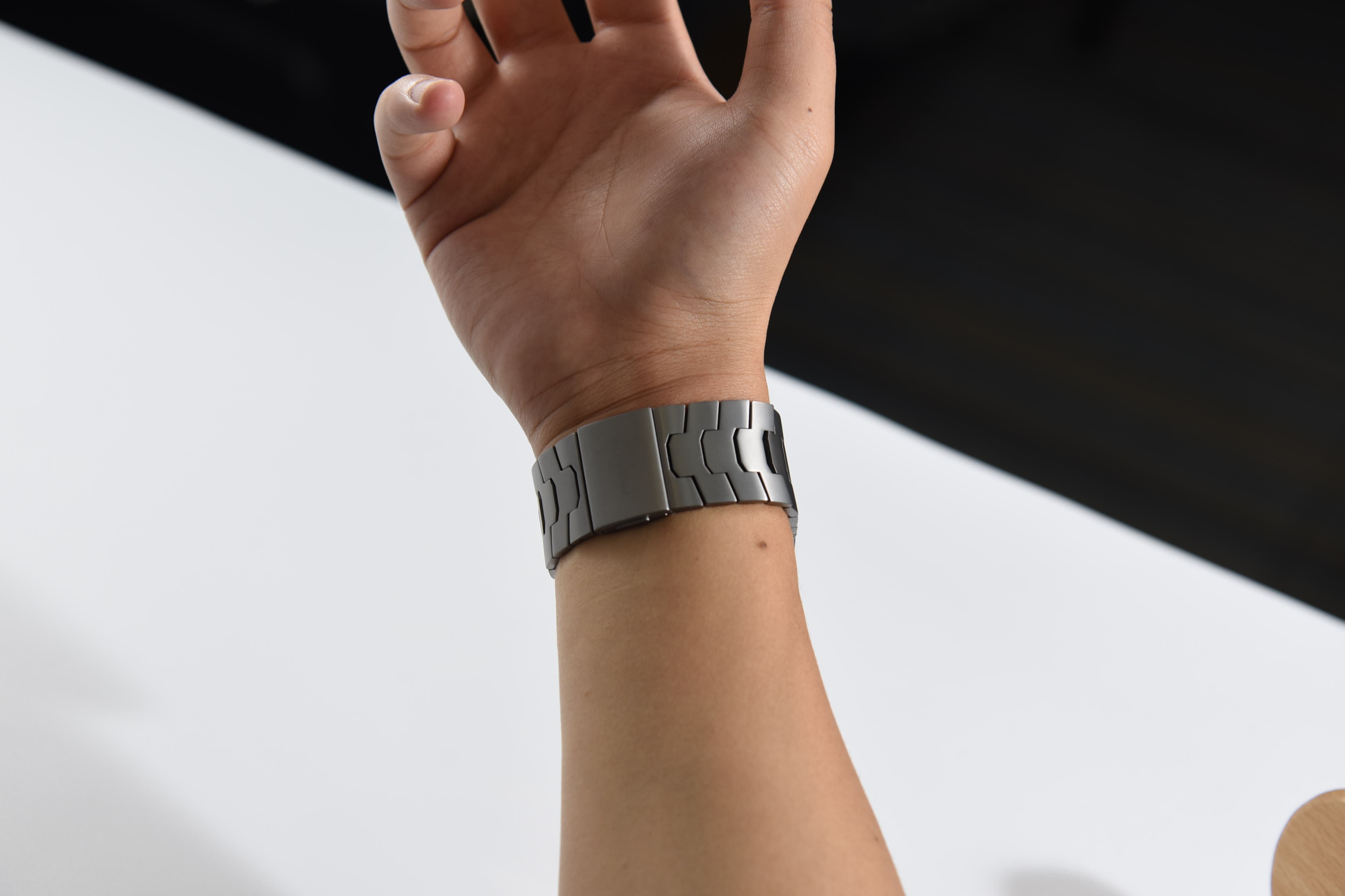 Wearing Titanium Bands for Work, Gym, and Travel.