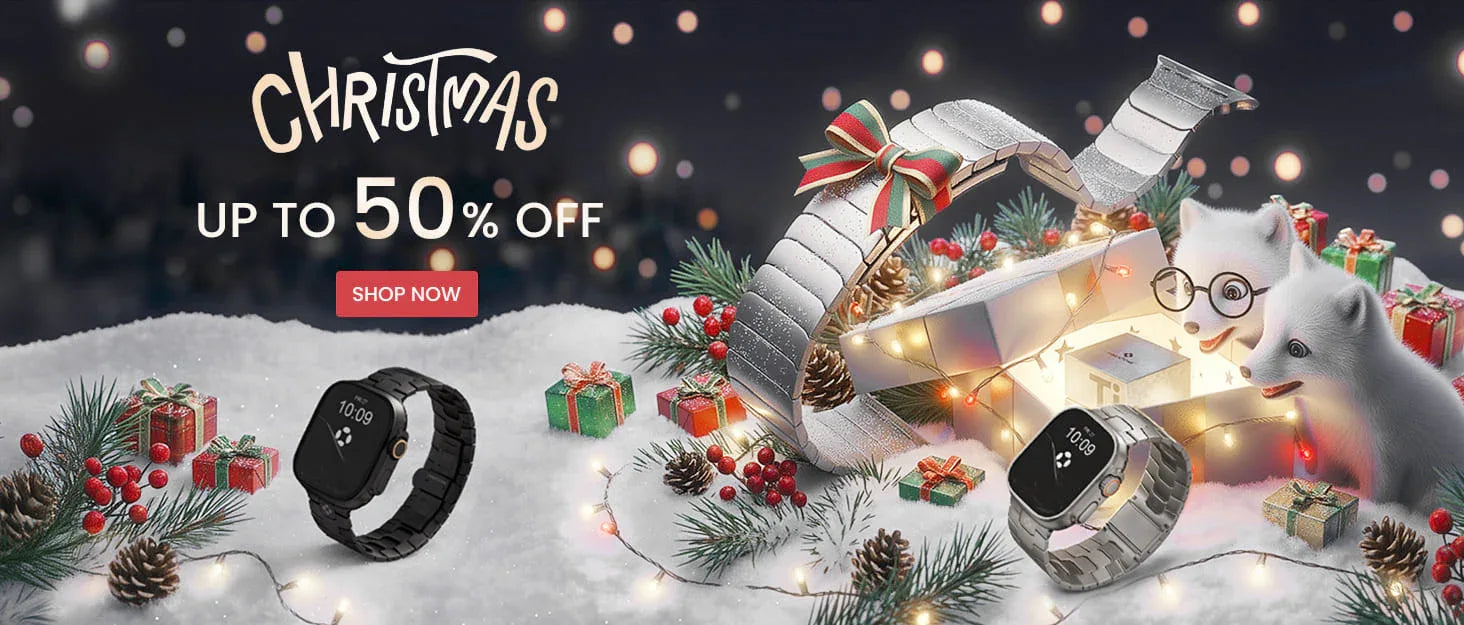 Christmas Promotion – 50% Off Titanium Watch Bands
