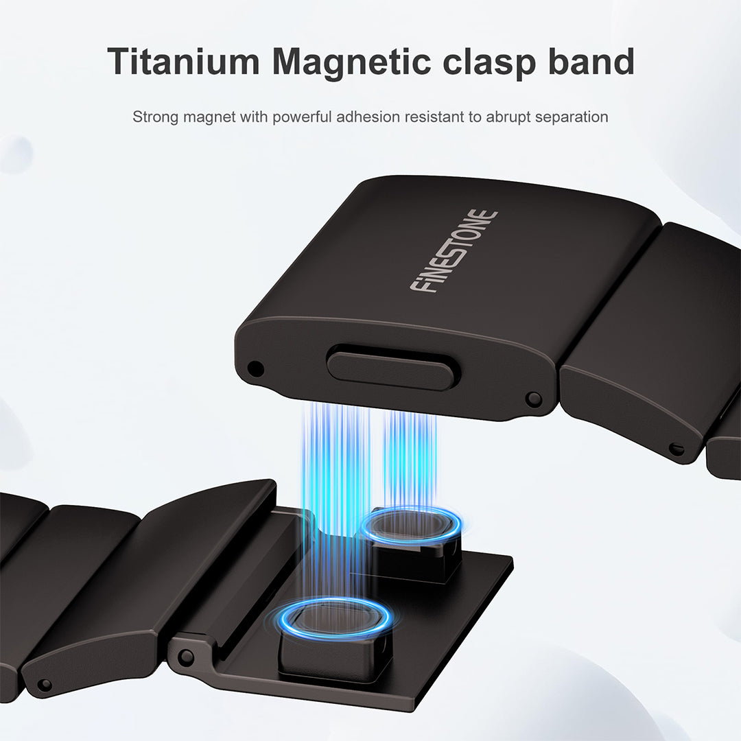 Titanium Magnetic clasp band
Strong magnet with powerful adhesion resistant to abrupt separation