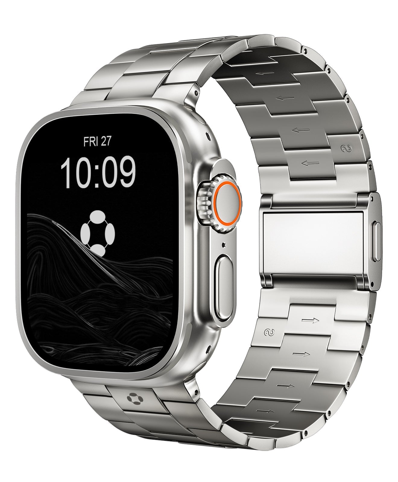 Lightweight Aerospace Titanium Band for Apple Watch Ultra, FiNESTONE DLC Coating