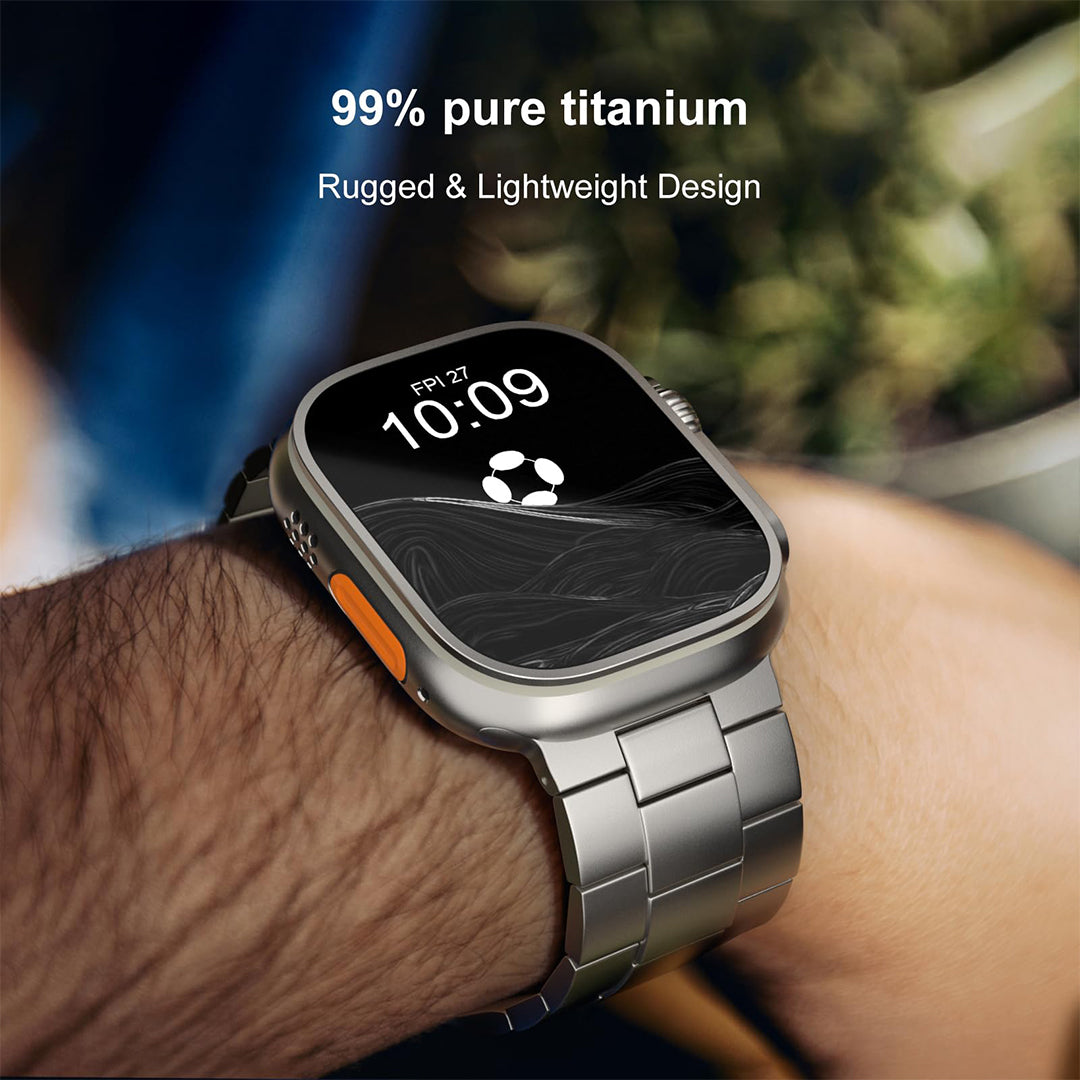 99% pure titanium
Rugged & Lightweight Design