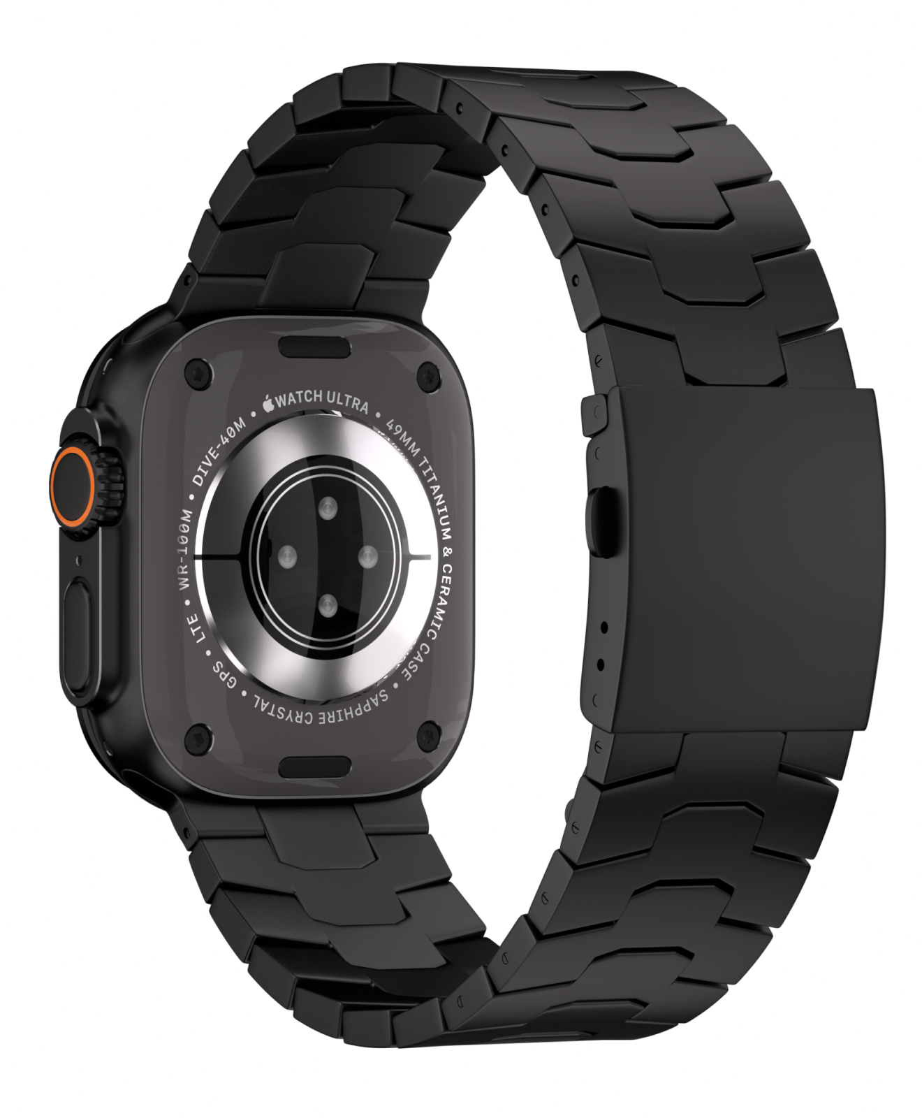 AGIS01 Titanium Apple Watch Band With Folding Clasp