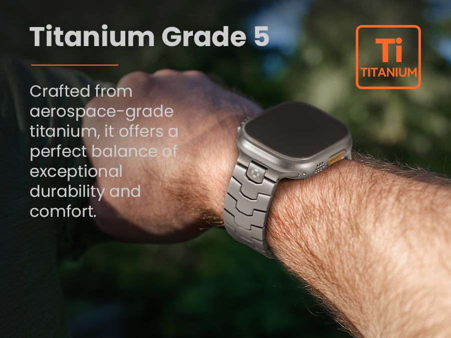 Titanium Grade 5
Crafted from aerospace-grade titanium, it offers a perfect balance of exceptional durability andcomfort.