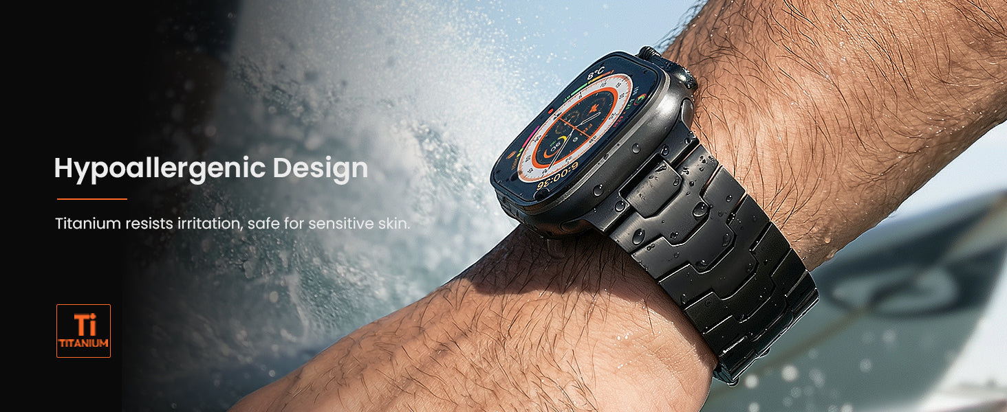 apple watch titanium strap
