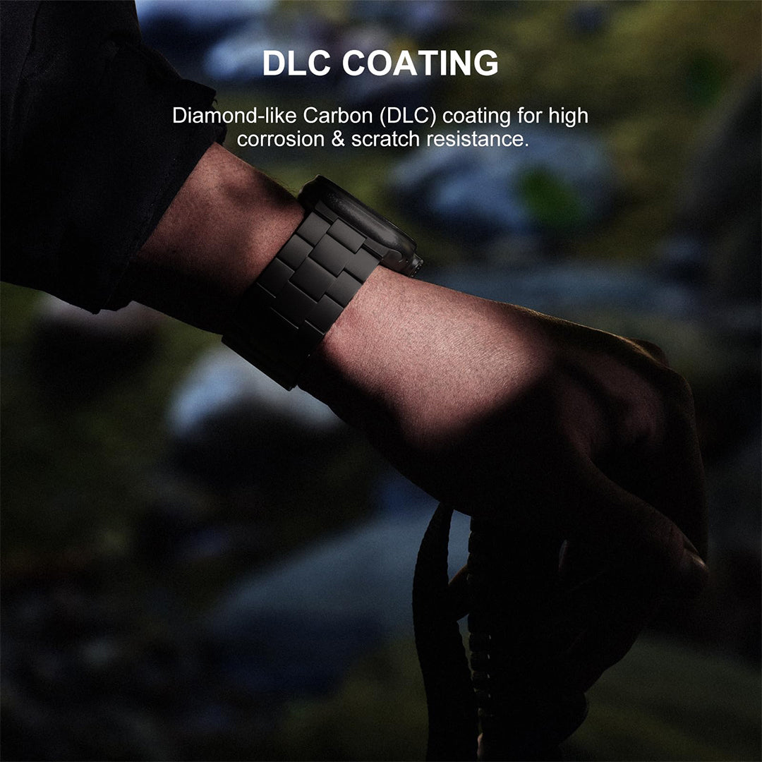 DLC COATING
Diamond-like Carbon (DLC) coating for highcorrosion & scratch resistance.