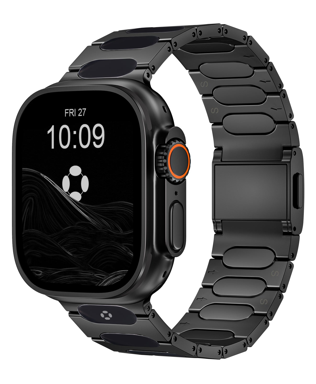 QT-X009 Titanium Apple Watch Band With Magnetic Clasp