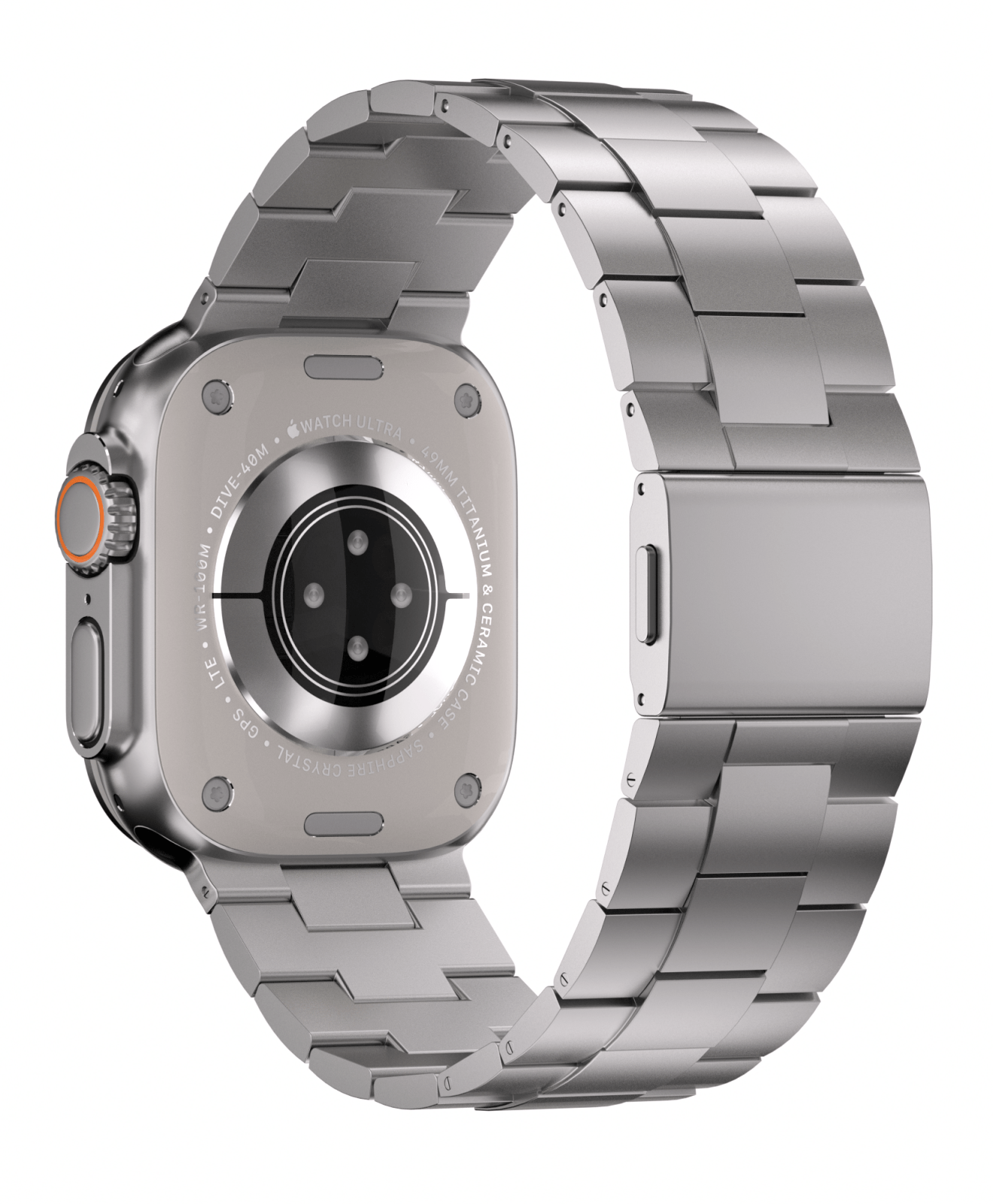 Lightweight Aerospace Titanium Band for Apple Watch Ultra, FiNESTONE DLC Coating