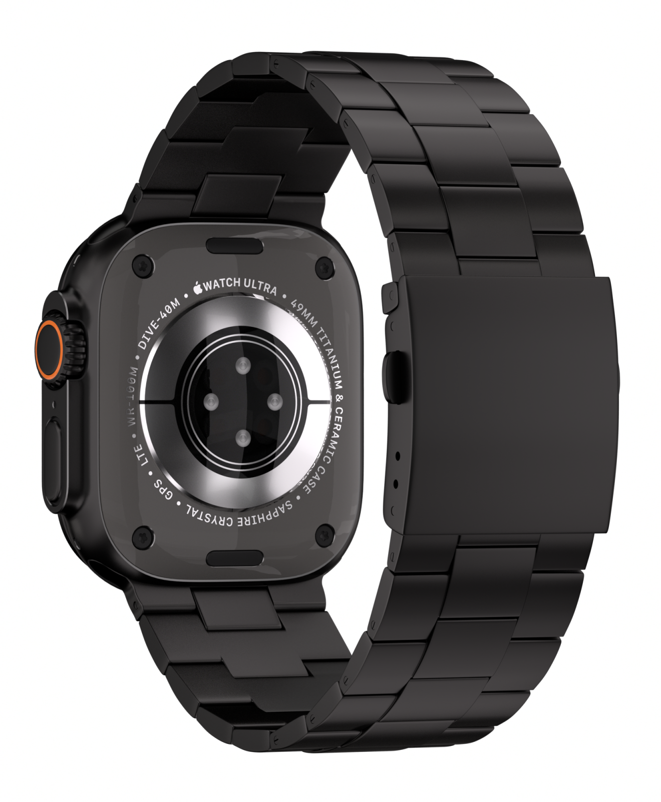 CRNS01 Titanium Apple Watch Band With Folding Clasp