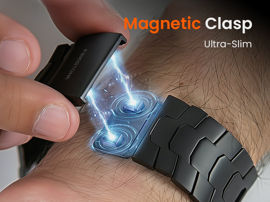 apple watch titanium strap size