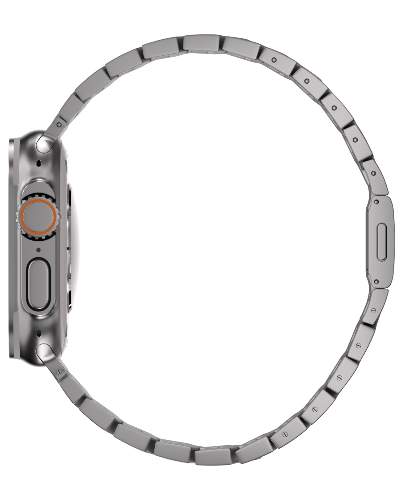 Premium Titanium Metal Link Bracelet for Apple Watch - Ultra / Series 10 Compatible - Finestone Style