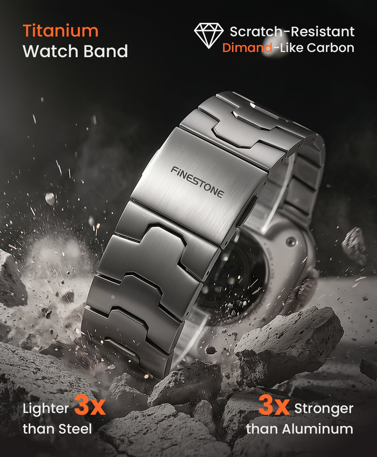 titanium apple watch band 46mm