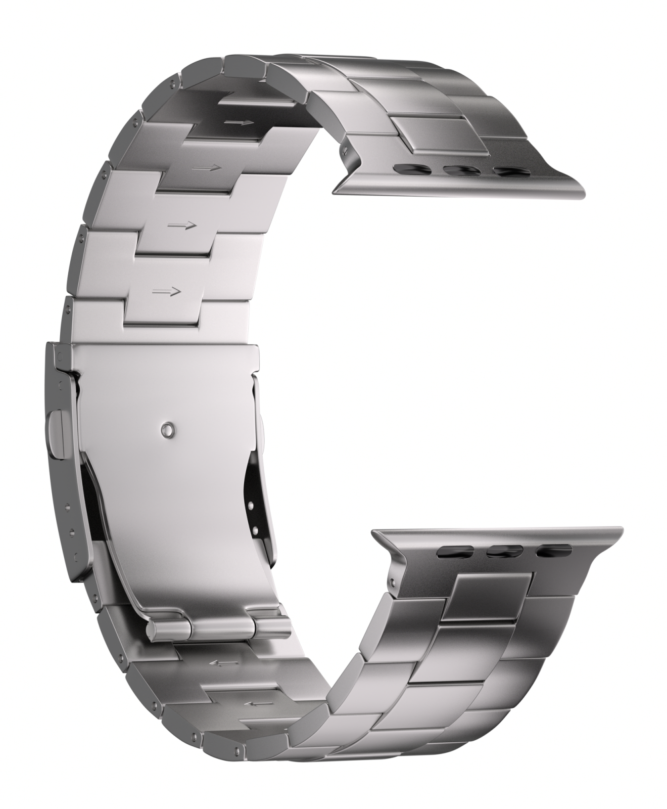 CRNS01 Titanium Apple Watch Band With Folding Clasp