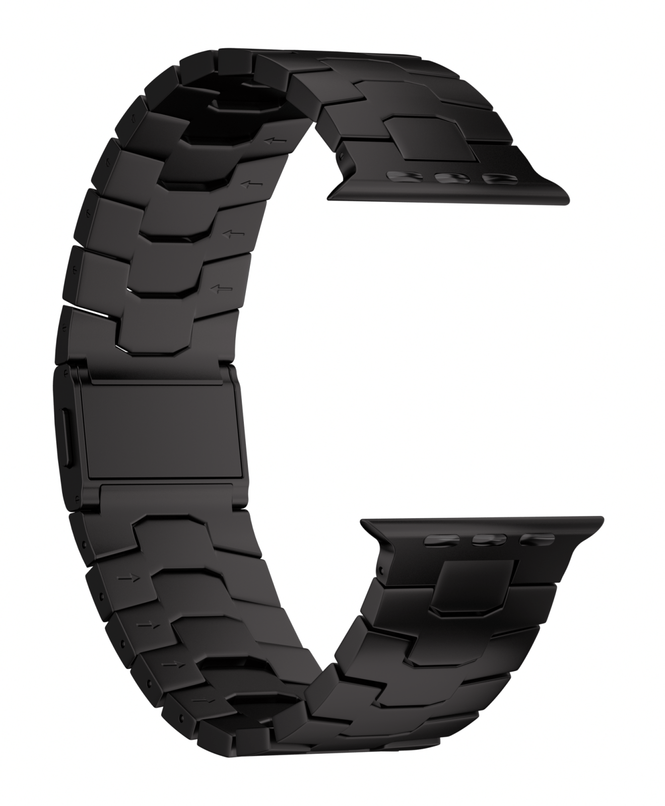 Premium Titanium Metal Link Bracelet for Apple Watch - Ultra / Series 10 Compatible - Finestone Style