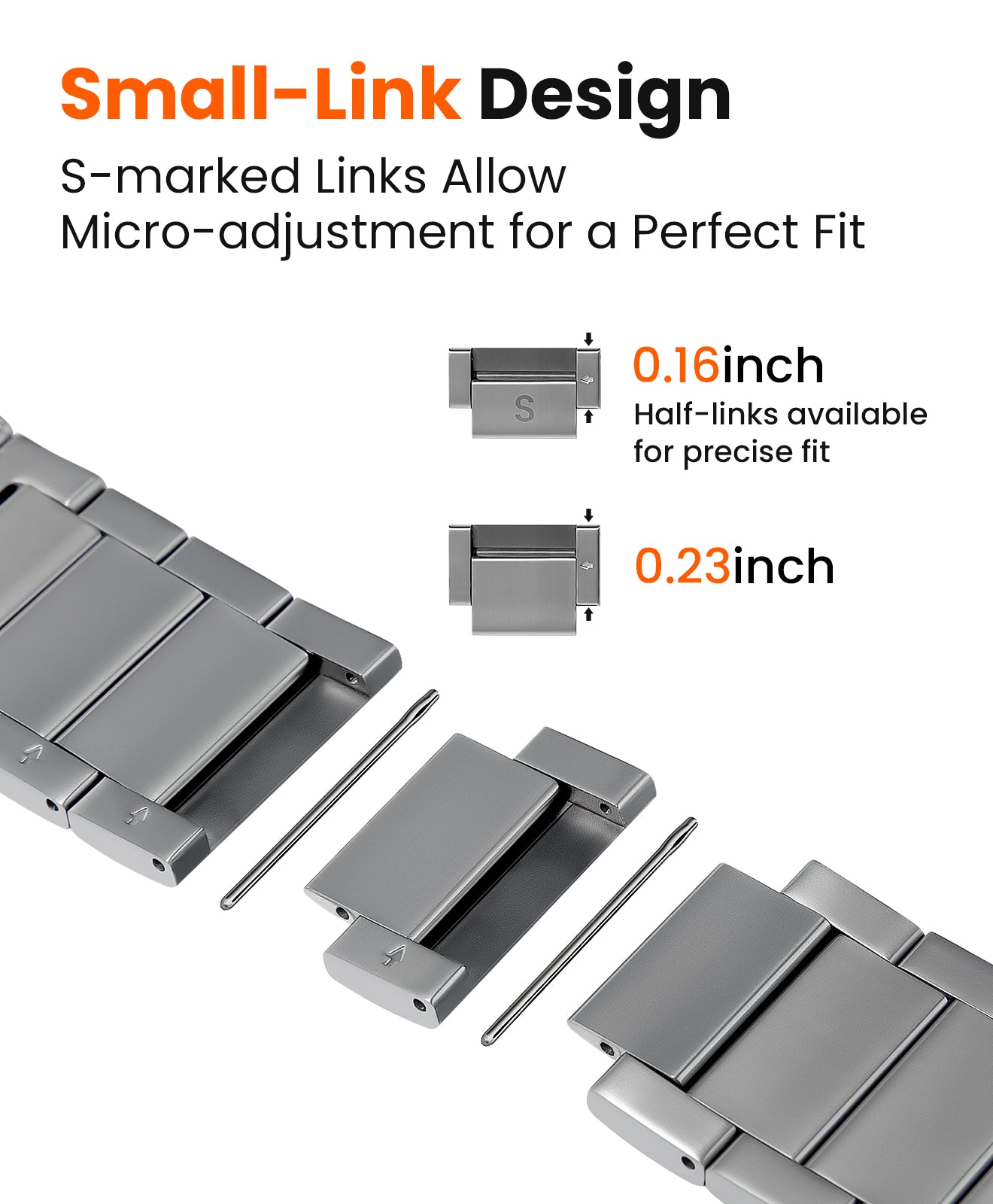 apple watch titanium band 42mm