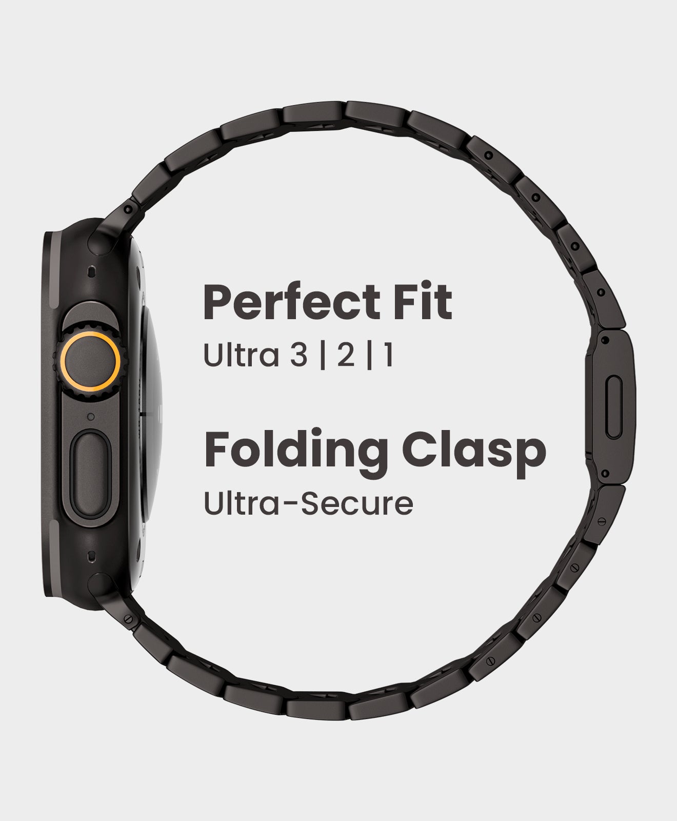 AGIS01 Titanium Apple Watch Band With Magnetic Clasp