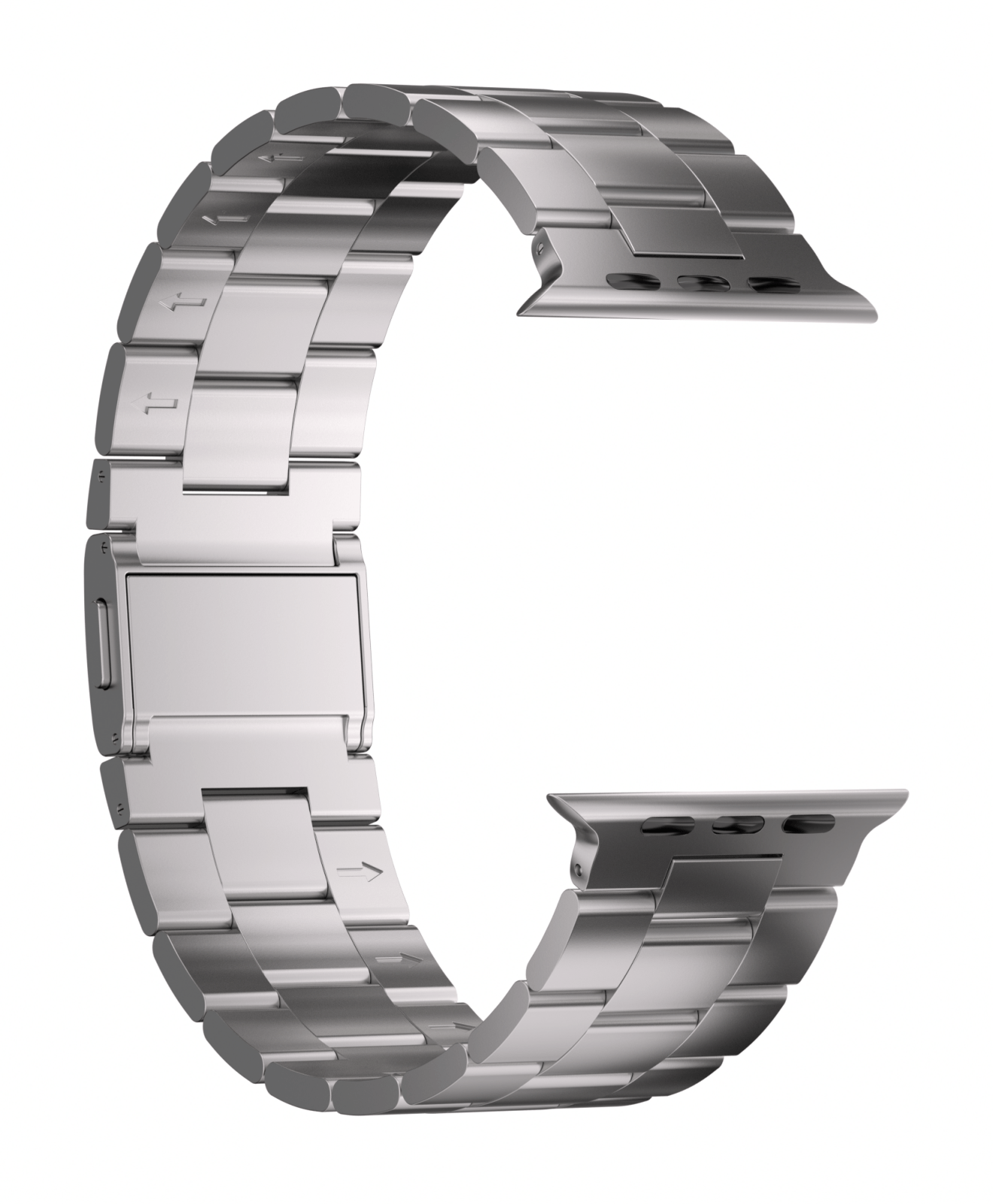 Lightweight Titanium Link Bracelet - Premium Metal Strap for Apple Watch (2026)
