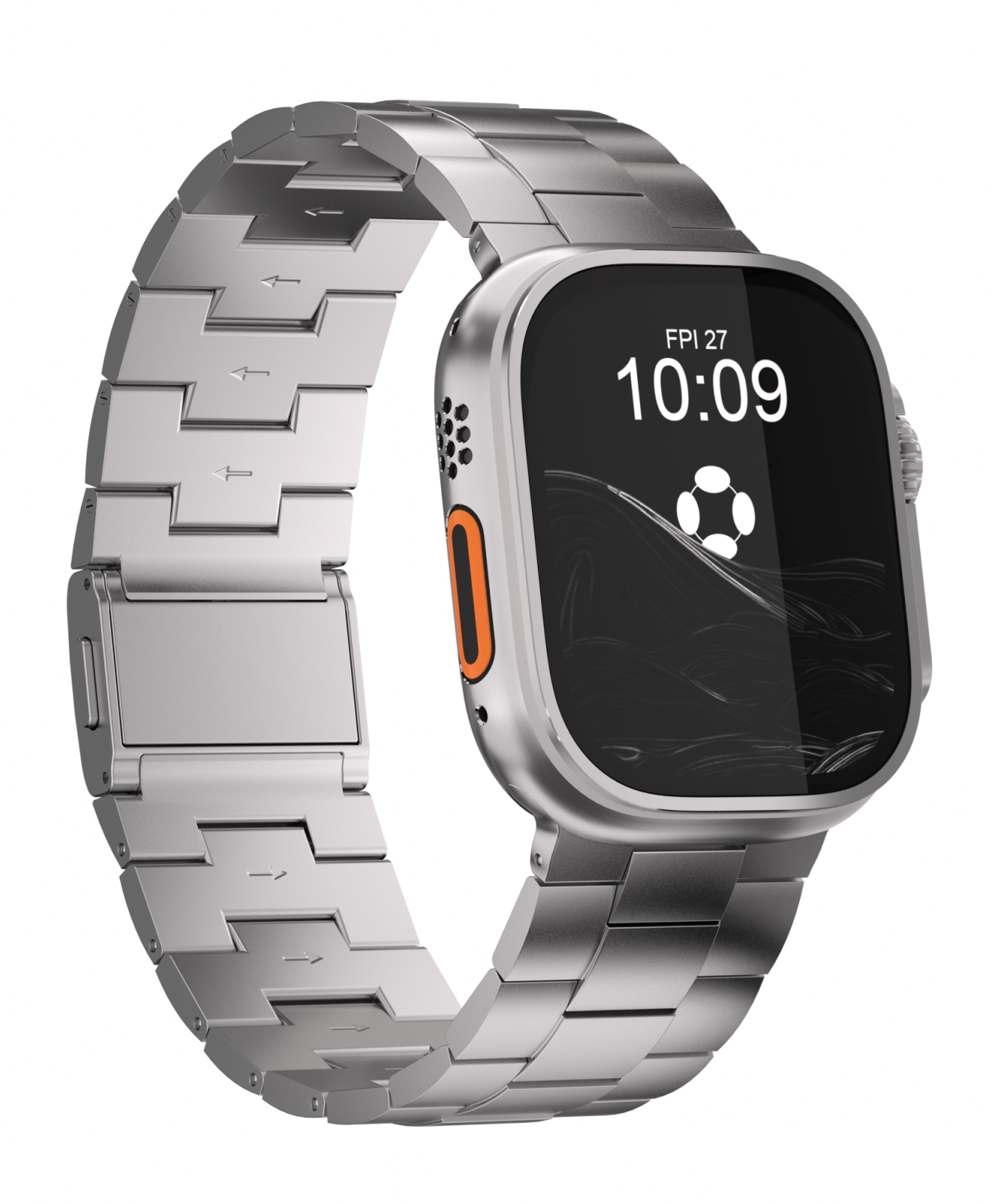 Lightweight Aerospace Titanium Band for Apple Watch Ultra, FiNESTONE DLC Coating