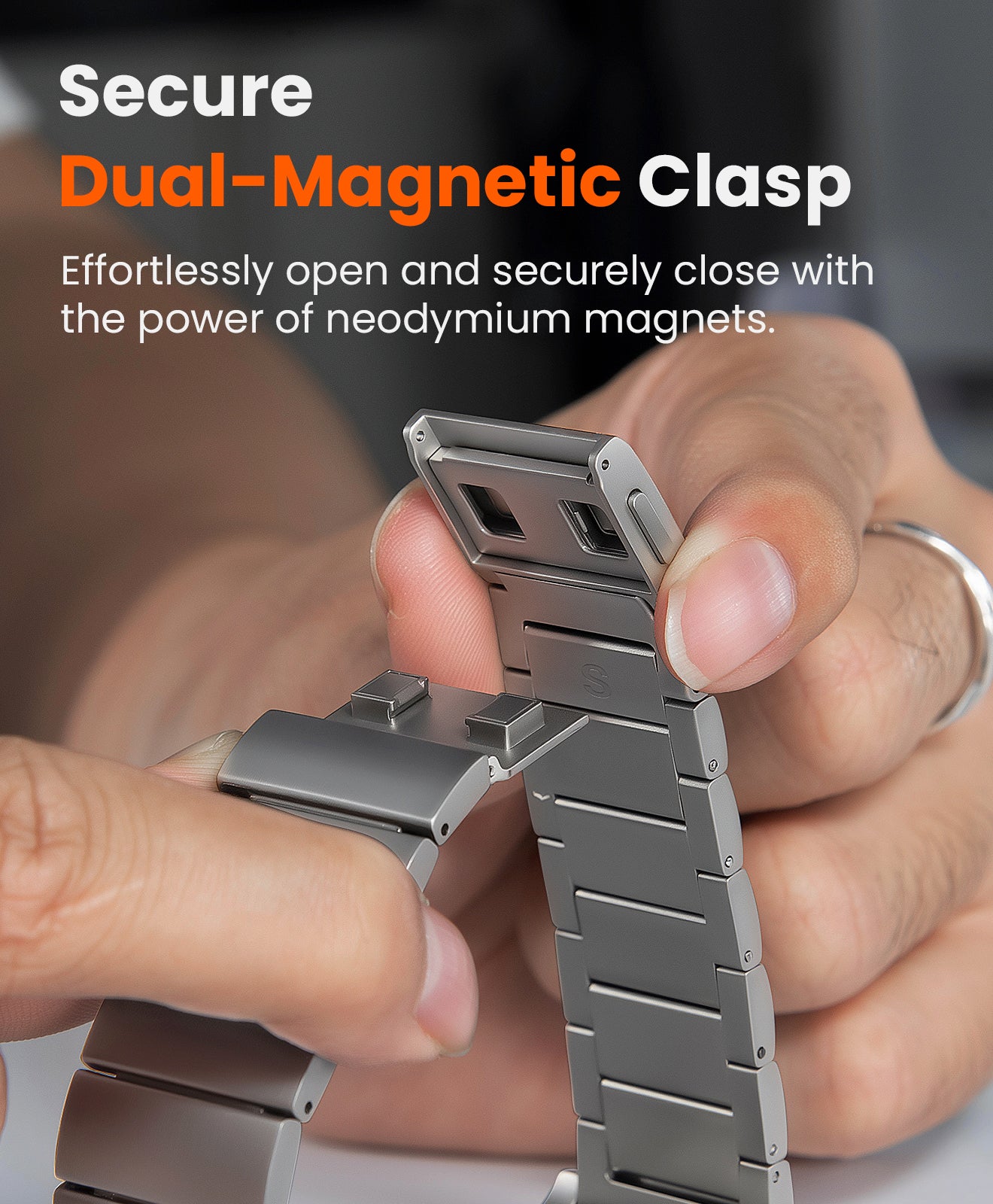 apple watch titanium band 46mm