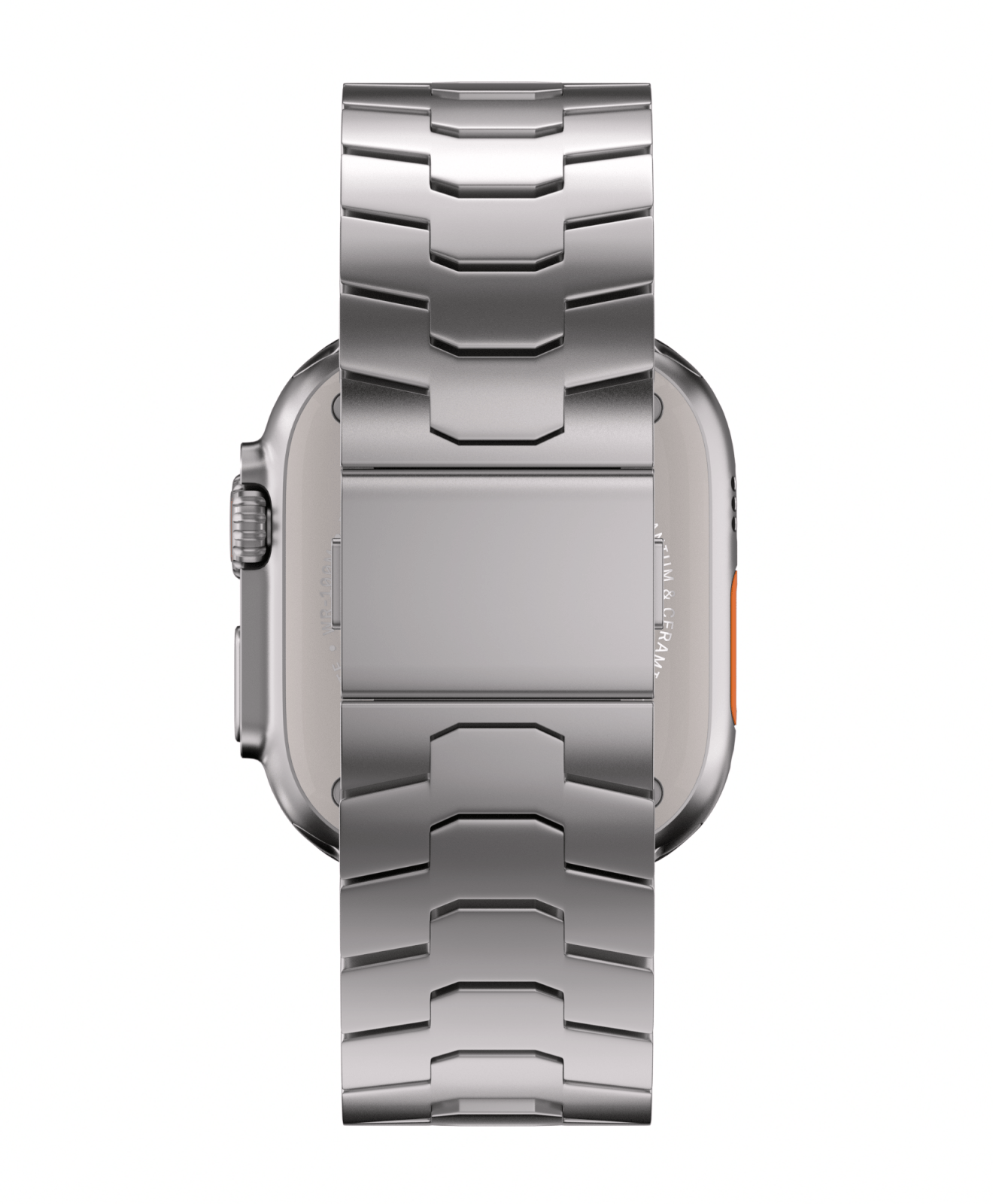 Premium Titanium Metal Link Bracelet for Apple Watch - Ultra / Series 10 Compatible - Finestone Style